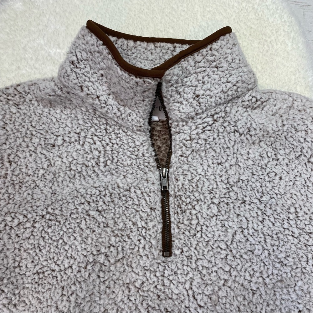 Olive and Oak Fuzzy 1/4 Zip Pullover - Picture 6 of 13